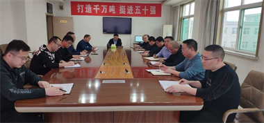 聯(lián)盛公司學習宣貫張馳書記在區(qū)委經(jīng)濟工作會議上的講話