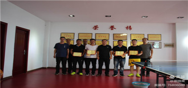 聯(lián)盛公司黨總支8月份黨建活動乒乓球比賽圓滿結(jié)束